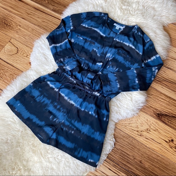 Charlie Jade 100% silk romper jumpsuit POCKETS XS - Picture 4 of 16